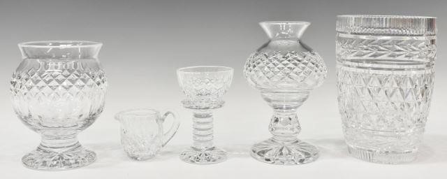 (6) WATERFORD CUT CRYSTAL