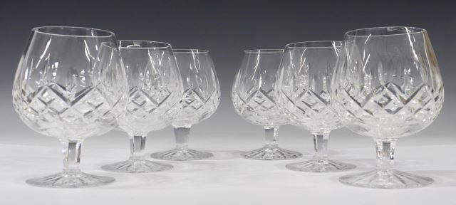 (6) WATERFORD 'LISMORE' CRYSTAL