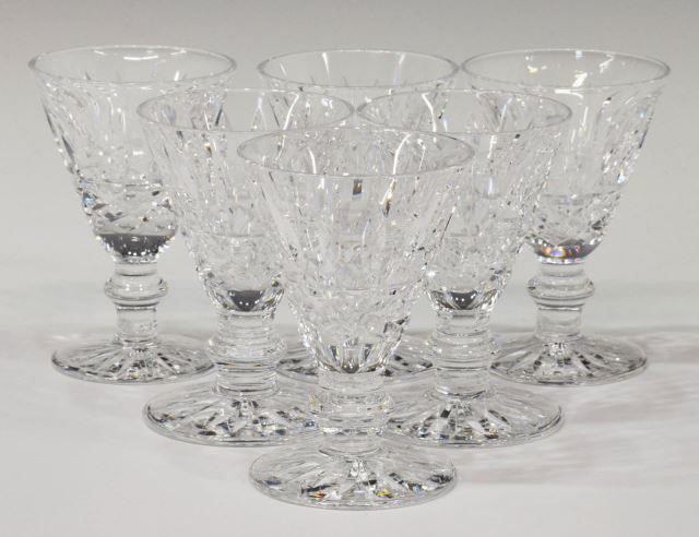(6) WATERFORD 'TRAMORE' CUT CRYSTAL