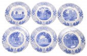 (6) Wedgwood transferware Bowd