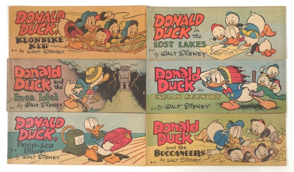 (6) WHEATIES COMICS DONALD DUCK