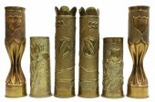 (6) WWI-ERA TRENCH ART ARTILLE
