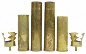 (6) WWI-ERA TRENCH ART ARTILLE