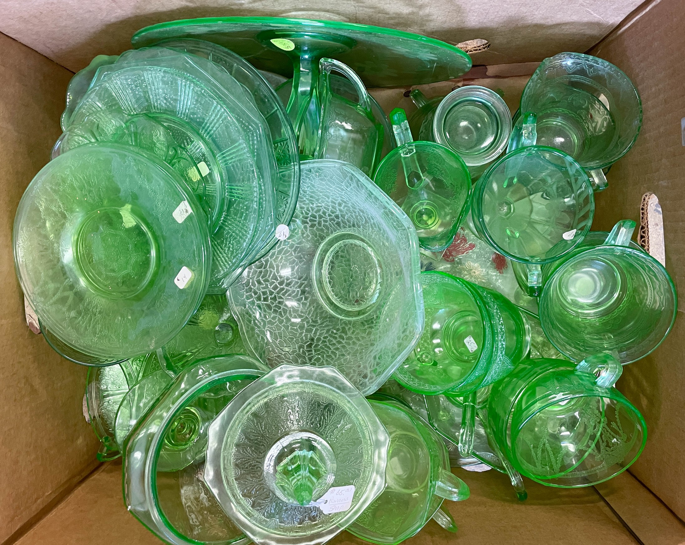 (60+) Pcs assembled set of green