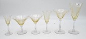 60 PIECE ETCHED STEMWARE PIECE