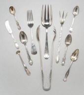 60 pieces sterling flatware: G