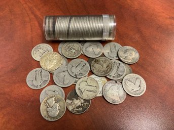 60 pre-1964 90% silver quarters. 