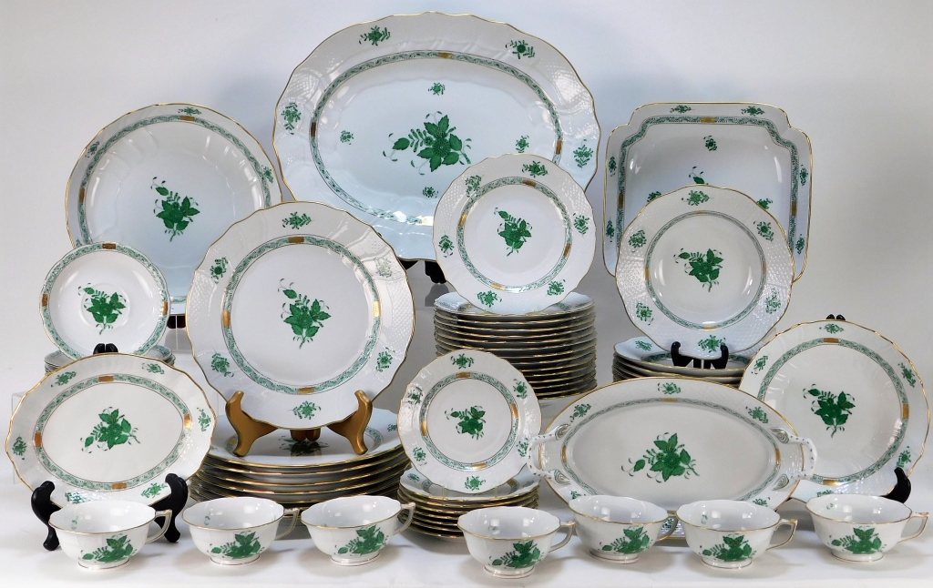 60PC HEREND HUNGARY CHINESE BOUQUET