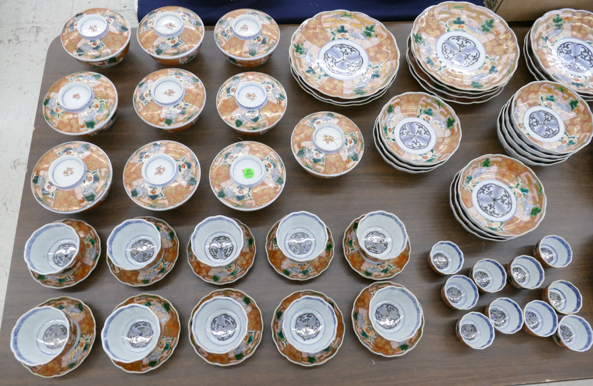 60pc Meiji Japanese Gilt Imari