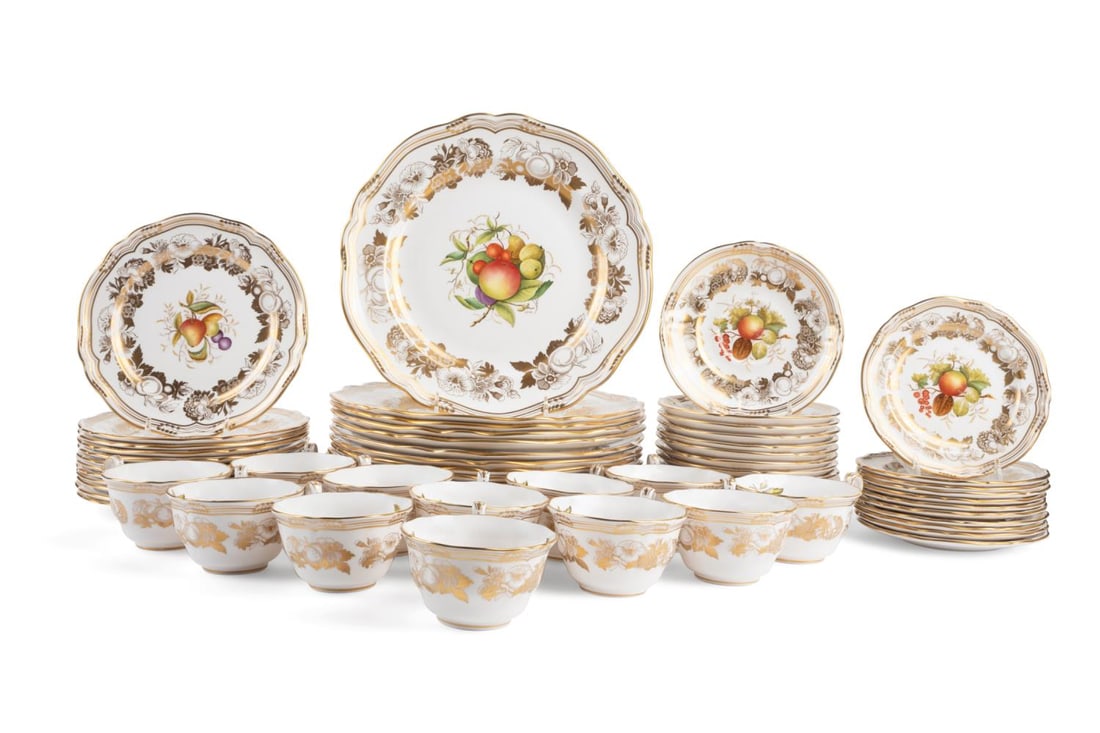 60PC SPODE 'GOLDEN VALLEY' BONE