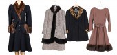 60's Fur and wool garment grou