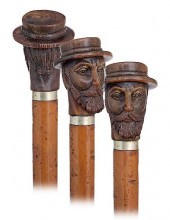 61. MARINER PORTRAIT CANE -CA.