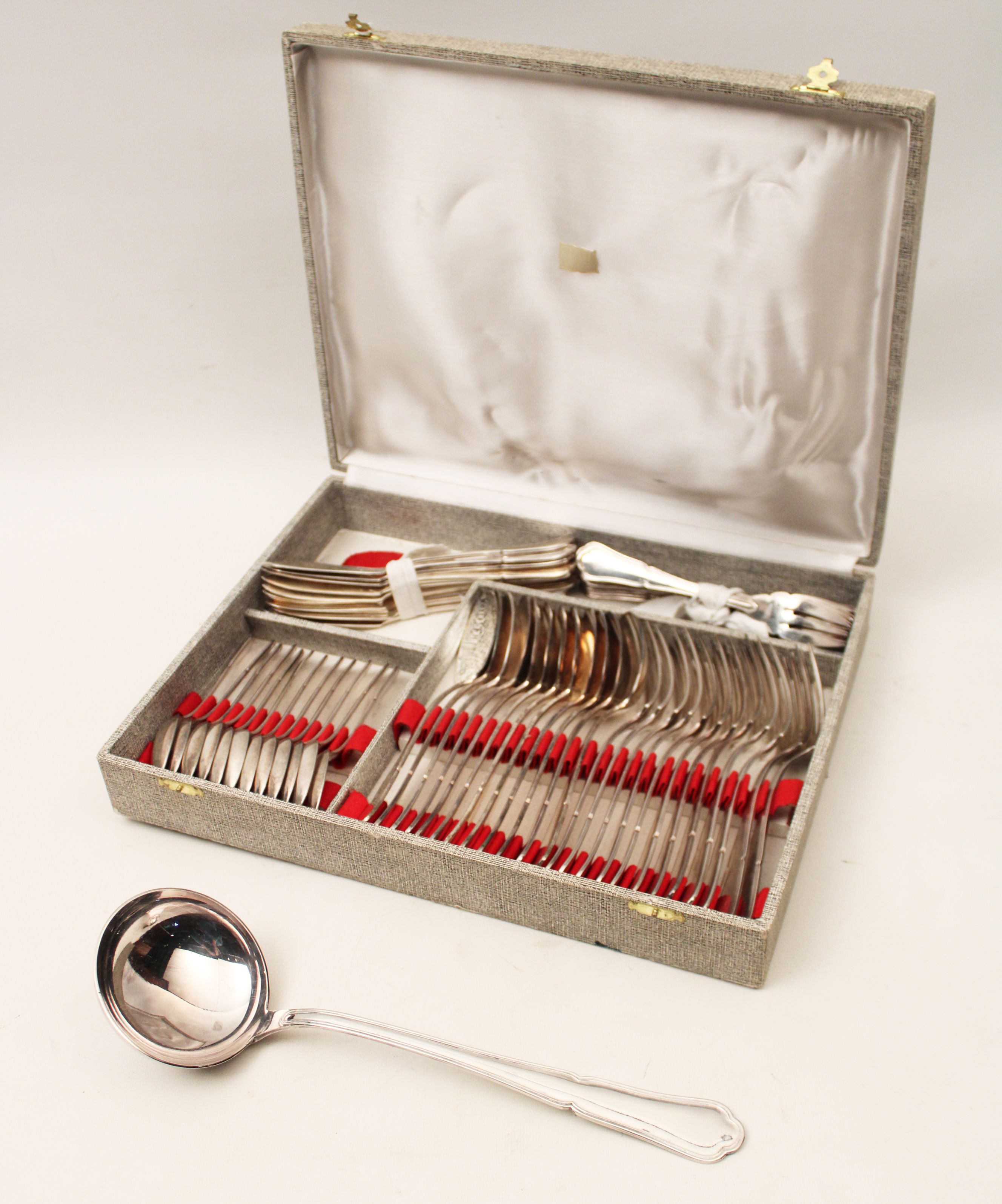 61 PCS. OF FRENCH HEAVY SILVER