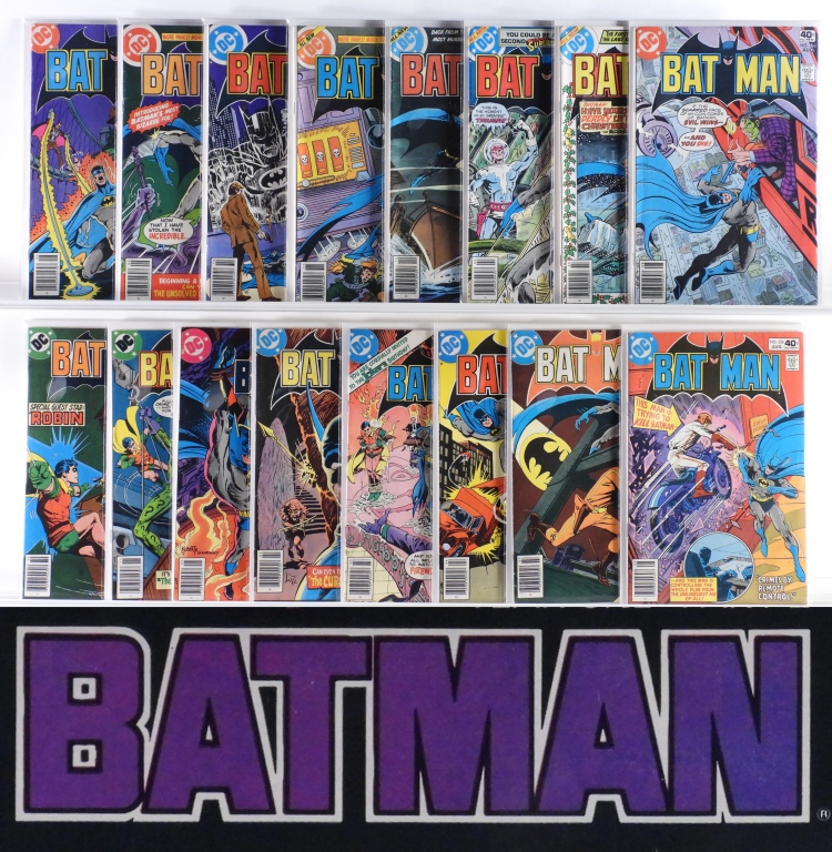 61PC DC COMICS BATMAN #302-#419