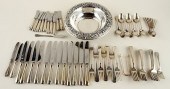 61PC TUTTLE STERLING FLATWARE