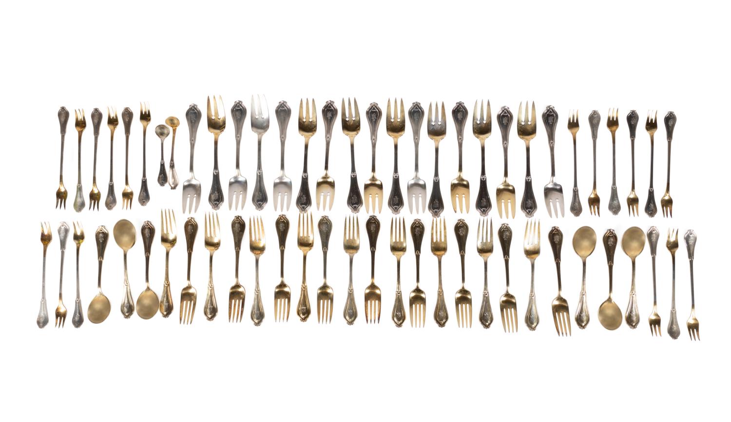 61PCS TIFFANY & CO. VERMEIL