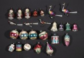 (62) GLASS CHRISTMAS ORNAMENTS