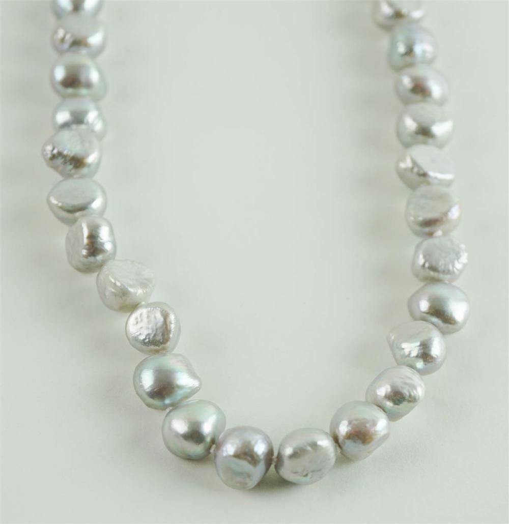 62 INCH GREY FRESHWATER PEARL
