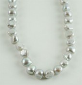 62 INCH GREY FRESHWATER PEARL