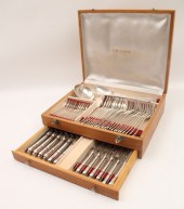 62 PC. FRENCH COMPLETE SILVER