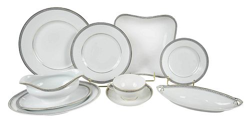 62 PIECE ASSEMBLED GERMAN PORCELAIN