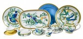 62 PIECE HERMES "TOUCAN" PORCE
