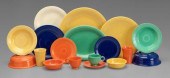 62 pieces Fiesta Ware: 6 &ndas