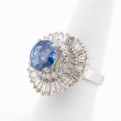 6.3 CTW BLUE SAPPHIRE & DIAMON