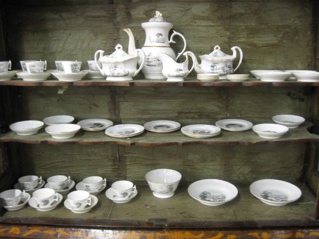 63 pcs. English Transferware