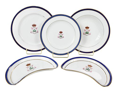 63 PIECE ASSEMBLED ARMORIAL