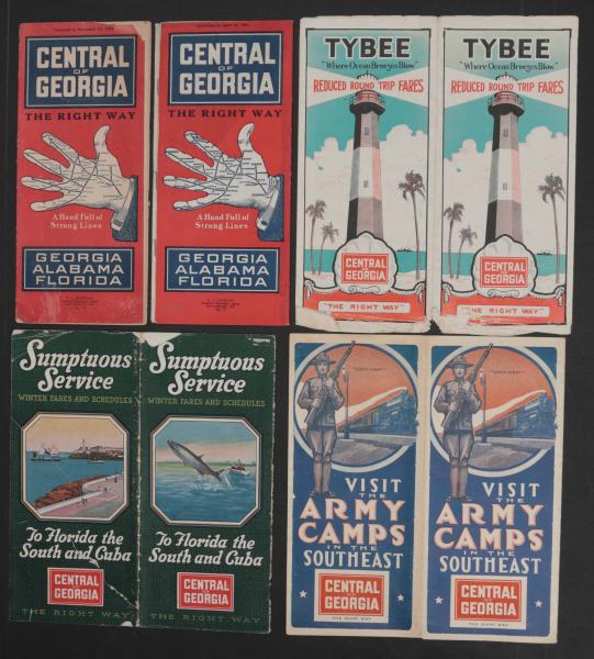 63 PIECES GOOD RR EPHEMERA,