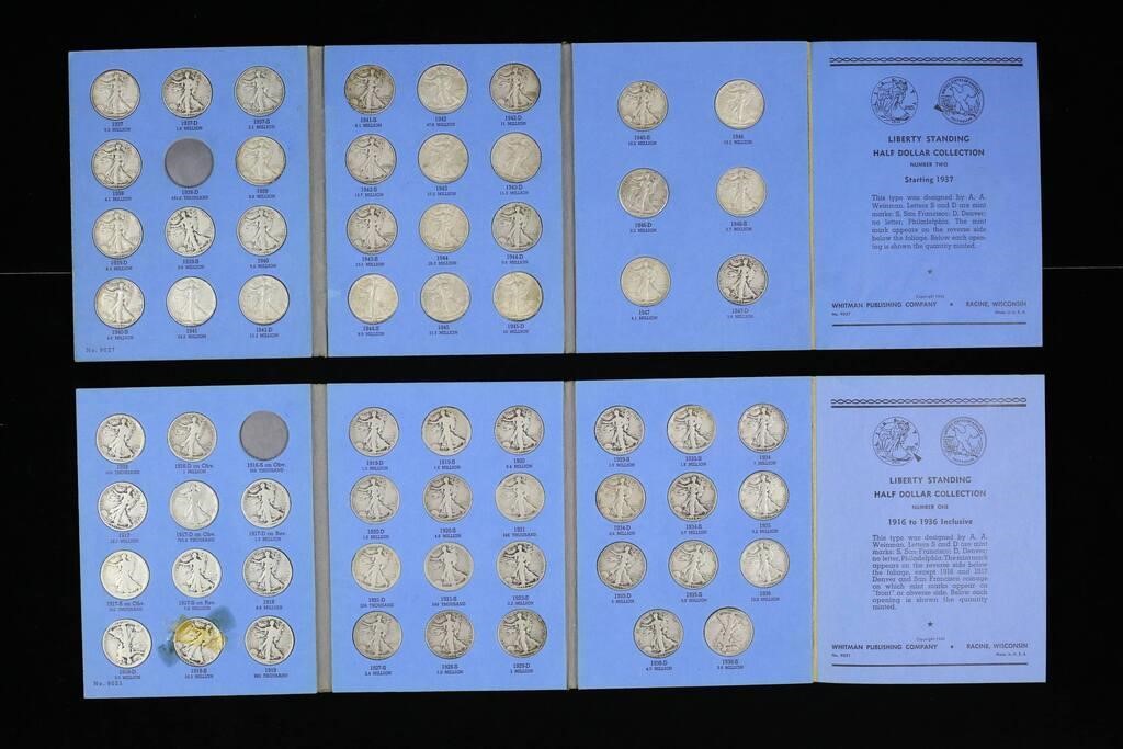 63 WALKING LIBERTY HALF DOLLARS
