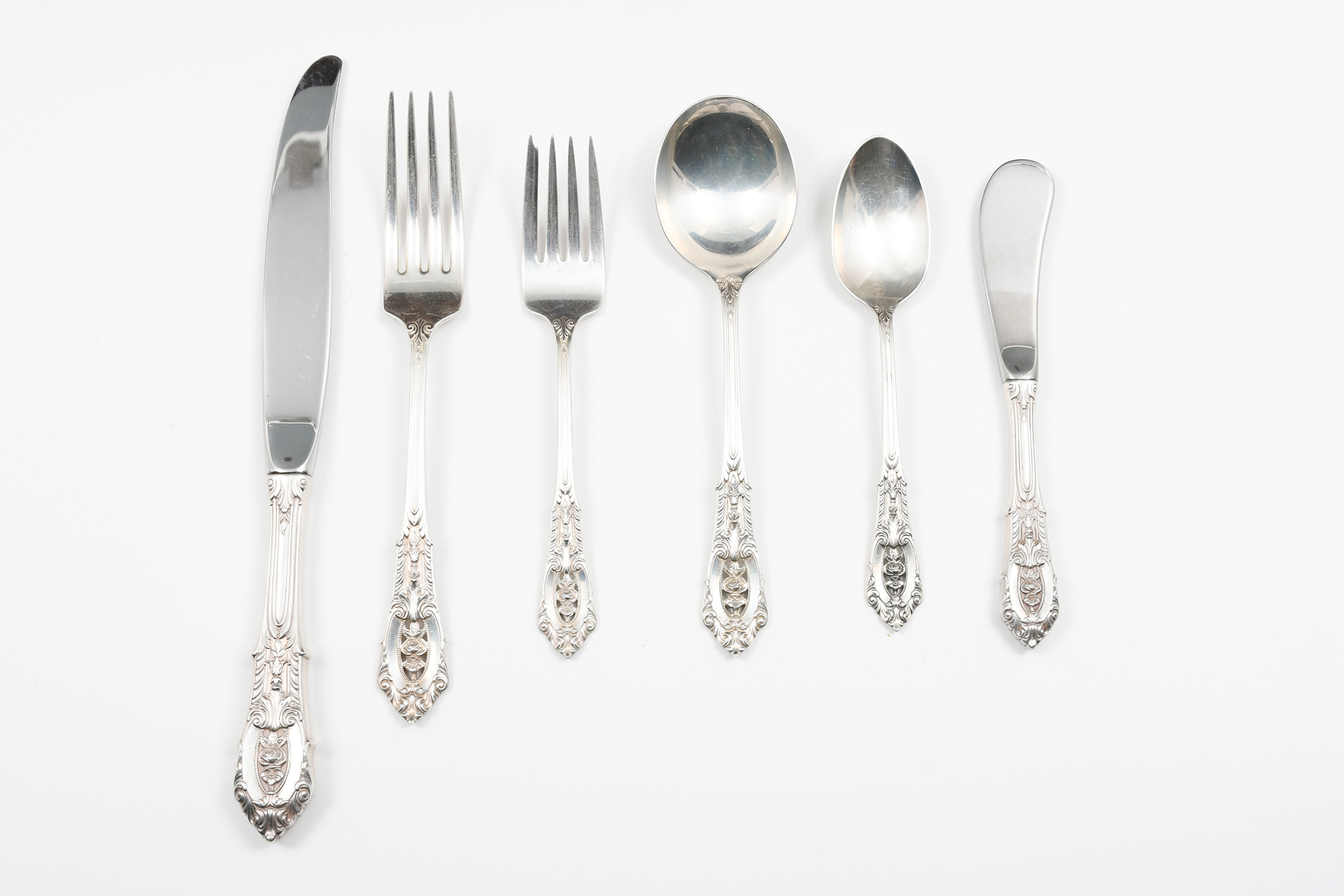 64 PC. STERLING WALLACE ''ROSE
