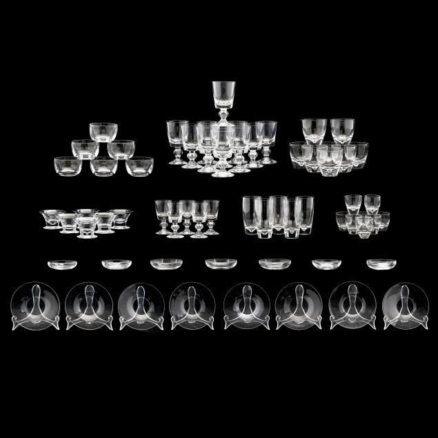 (64) PIECES OF STEUBEN CRYSTAL