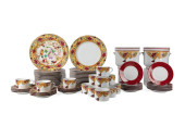 64PC LIMOGES EUGENIE TABLE SER