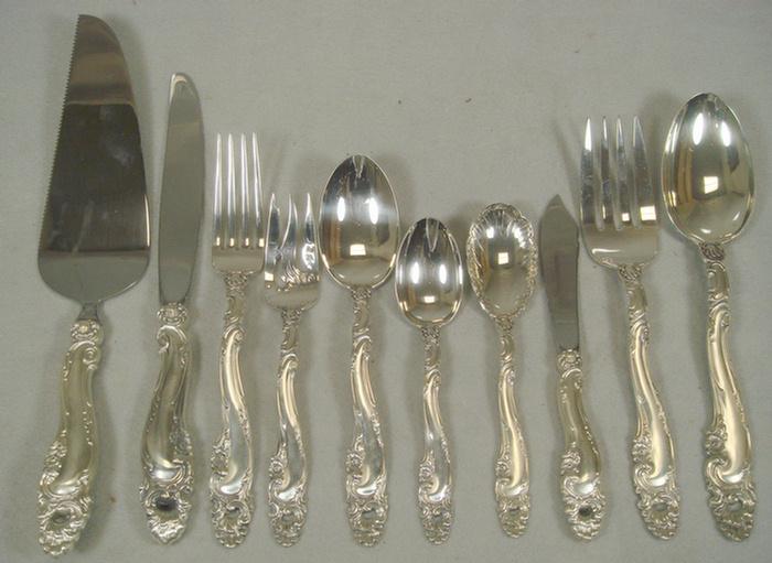 65 pcs Gorham "Décor" sterling