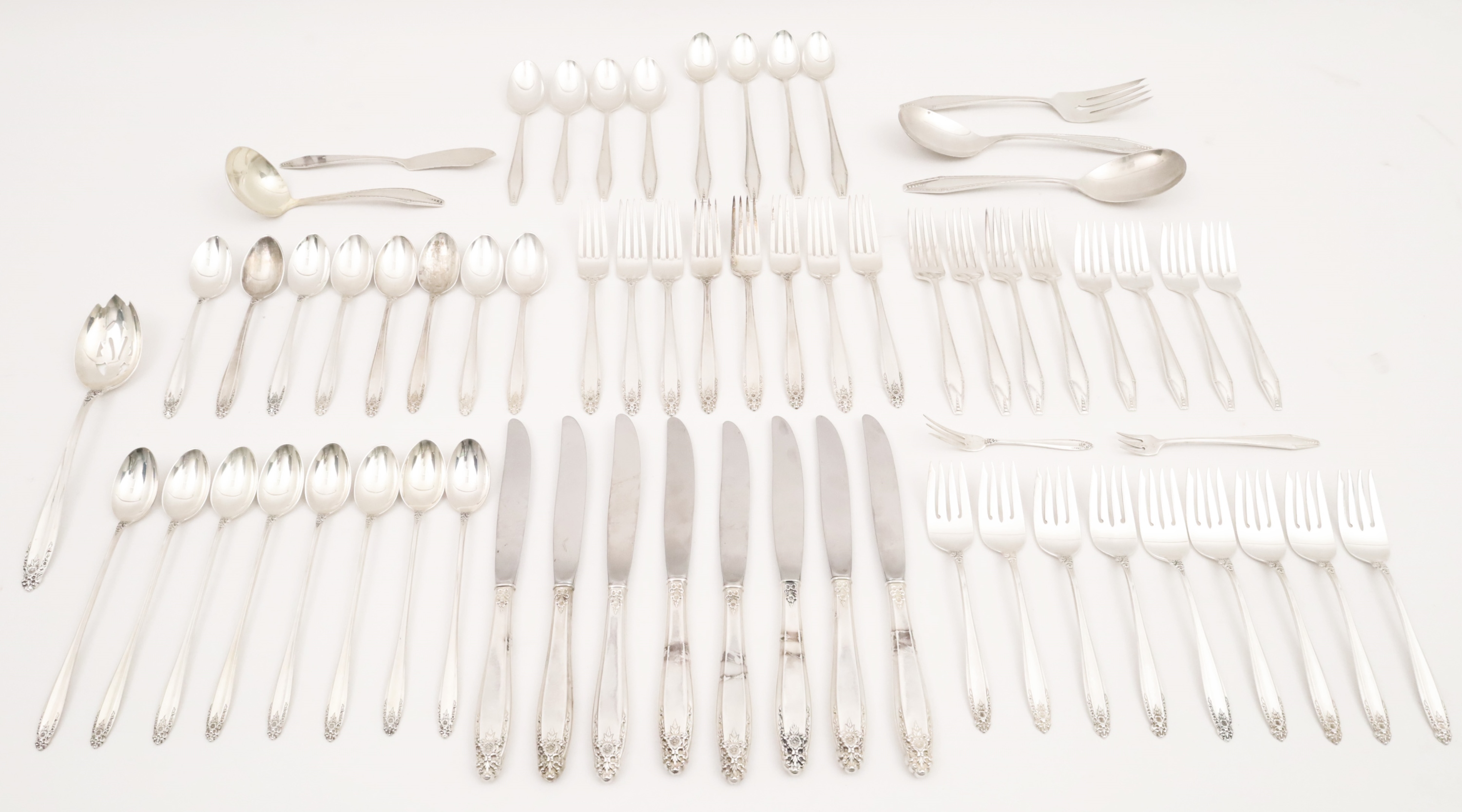 65 PCS. OF STERLING SILVER INCL.