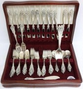 66 PIECE GRAND BAROQUE STERLIN