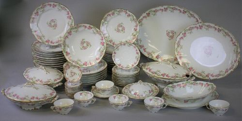 66 PIECES ELITE LIMOGES PORCELAIN