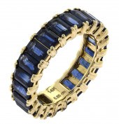 6.65 CTW SAPPHIRE ETERNITY BAN