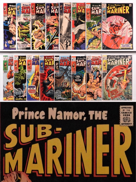 66PC MARVEL COMICS SUB-MARINER