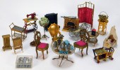 66PC MINIATURE DOLLHOUSE FURNI