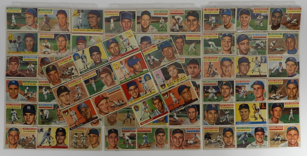67 1956 TOPPS BASEBALL CARDS United