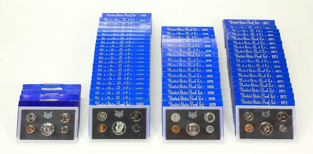 67 UNTIED STATES PROOF SETS OF