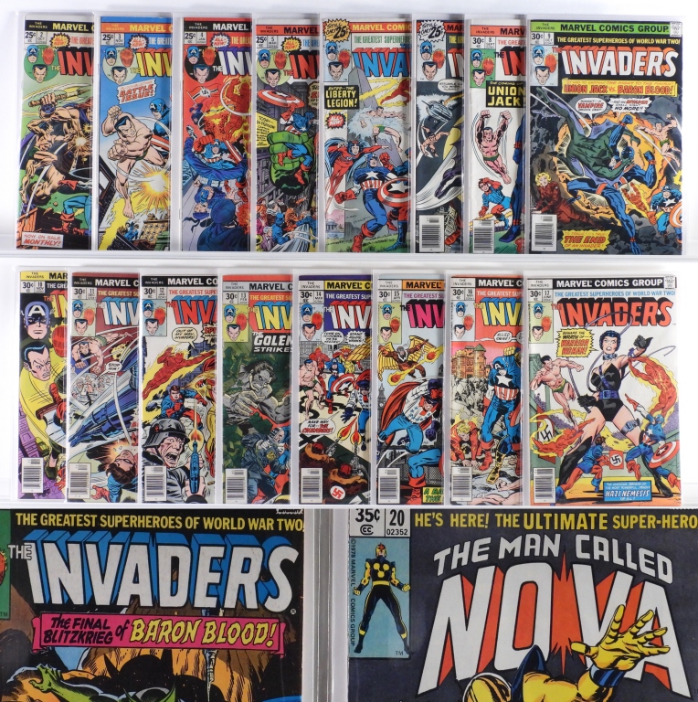 67PC MARVEL COMICS INVADERS