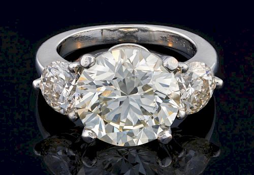 6.83 CT ROUND BRILLIANT, GIA,