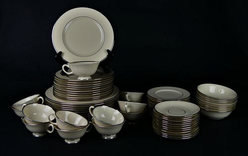 69PC LENOX "MONTCLAIR" CHINA