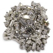 6CT DIAMOND AND 18K GOLD RINGD