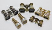 6PC 19C FRENCH MOP OPERA GLASS