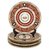 (6PC) ANTIQUE SEVRES PORCELAIN